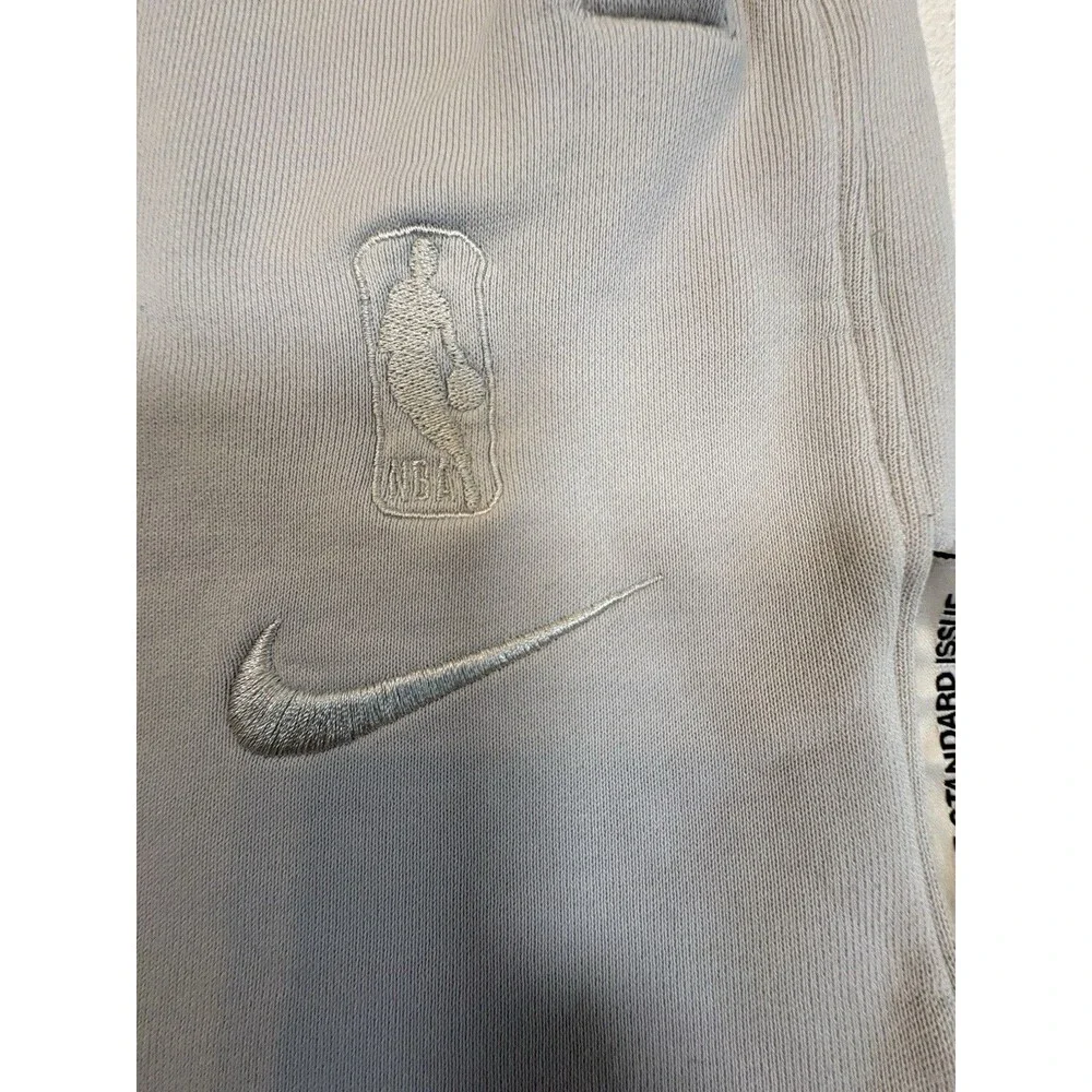 Nike NBA Minnesota Timberwolves Standard Issue Fleece Shorts XL Gray Zip